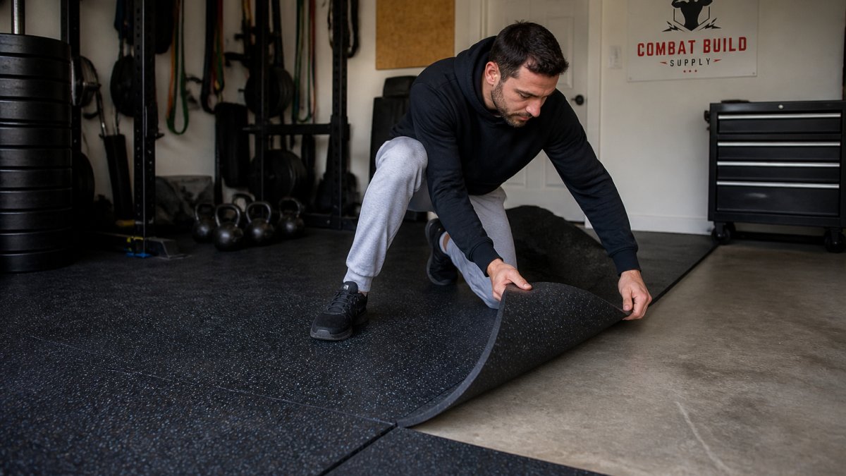 How to Fix Slipping Gym Floor Mats in Garage
