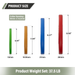 Major Fitness Color Change Plates 1.25LB-10LB Set