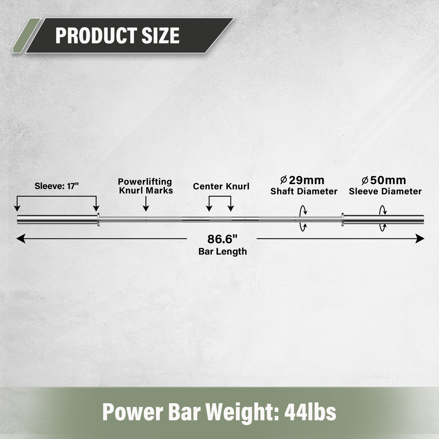 Major Fitness Heritage Series Power Bar