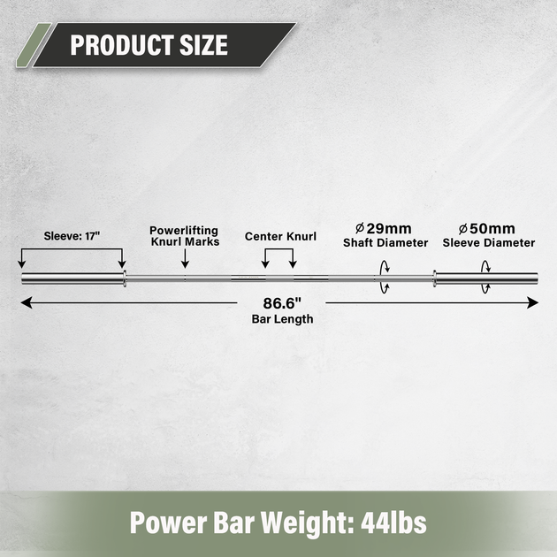 Major Fitness Heritage Series Power Bar