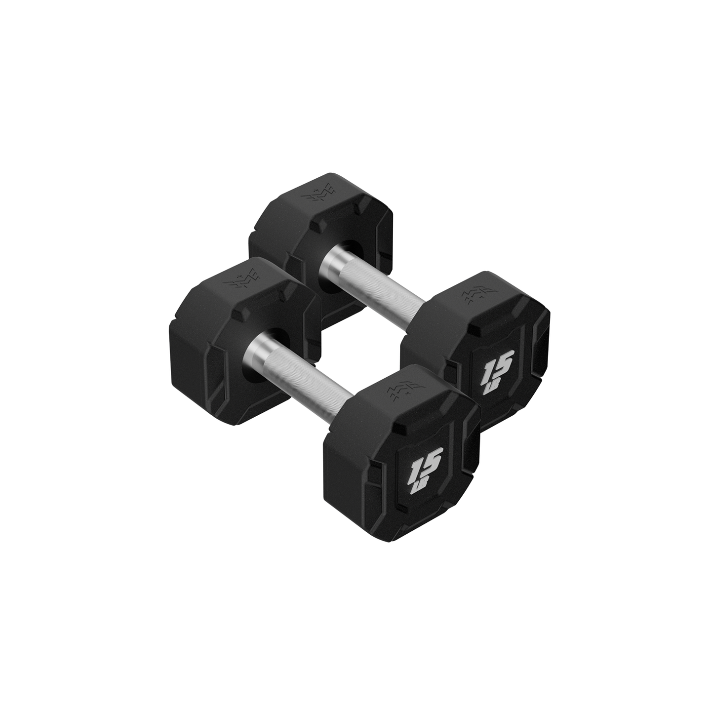 Major Fitness Urethane Octagonal-Shield Dumbbells