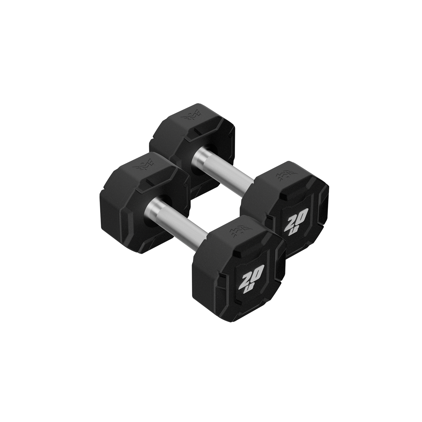 Major Fitness Urethane Octagonal-Shield Dumbbells