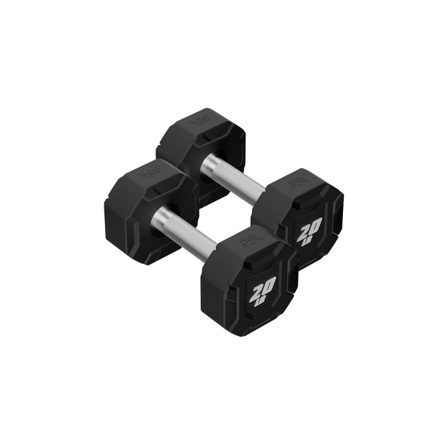 Major Fitness Urethane Octagonal-Shield Dumbbells