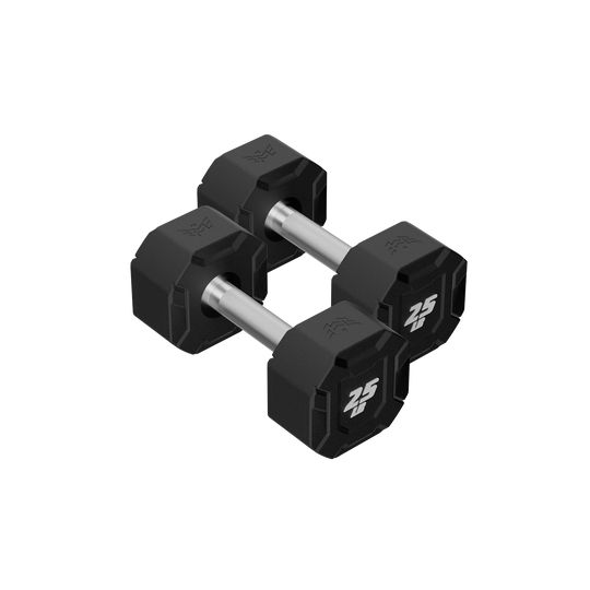 Major Fitness Urethane Octagonal-Shield Dumbbells