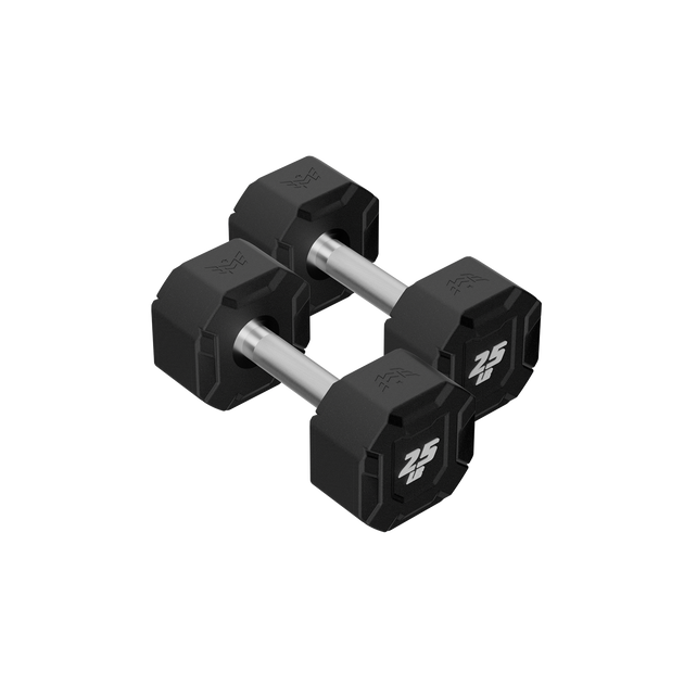Major Fitness Urethane Octagonal-Shield Dumbbells