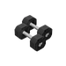 Major Fitness Urethane Octagonal-Shield Dumbbells