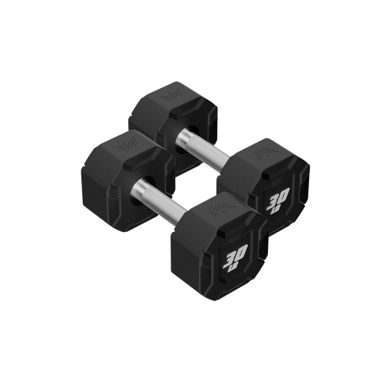 Major Fitness Urethane Octagonal-Shield Dumbbells