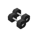 Major Fitness Urethane Octagonal-Shield Dumbbells