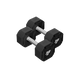 Major Fitness Urethane Octagonal-Shield Dumbbells
