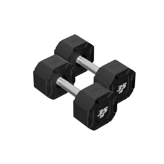 Major Fitness Urethane Octagonal-Shield Dumbbells