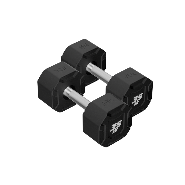 Major Fitness Urethane Octagonal-Shield Dumbbells