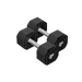 Major Fitness Urethane Octagonal-Shield Dumbbells