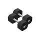 Major Fitness Urethane Octagonal-Shield Dumbbells