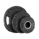 Major Fitness Rubber Coated Olympic Cast Iron Grip Plates