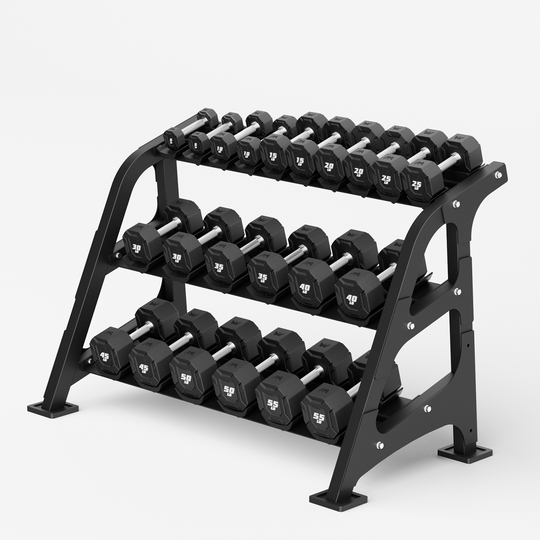 Major Fitness Urethane Octagonal-Shield Dumbbells