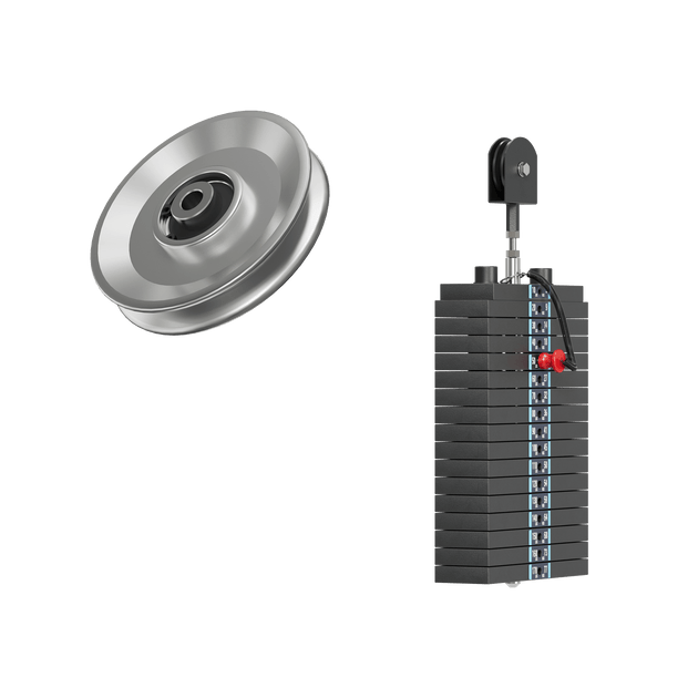Major Fitness Aluminum Pulley & Weight Stack Bundle