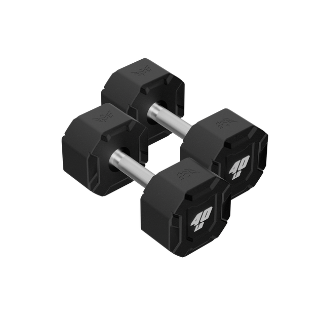 Major Fitness Urethane Octagonal-Shield Dumbbells