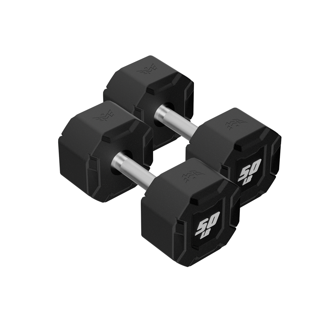 Major Fitness Urethane Octagonal-Shield Dumbbells