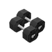 Major Fitness Urethane Octagonal-Shield Dumbbells