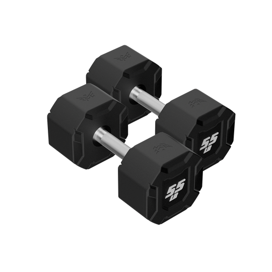 Major Fitness Urethane Octagonal-Shield Dumbbells