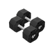 Major Fitness Urethane Octagonal-Shield Dumbbells