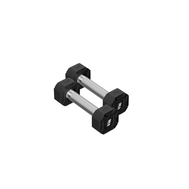 Major Fitness Urethane Octagonal-Shield Dumbbells
