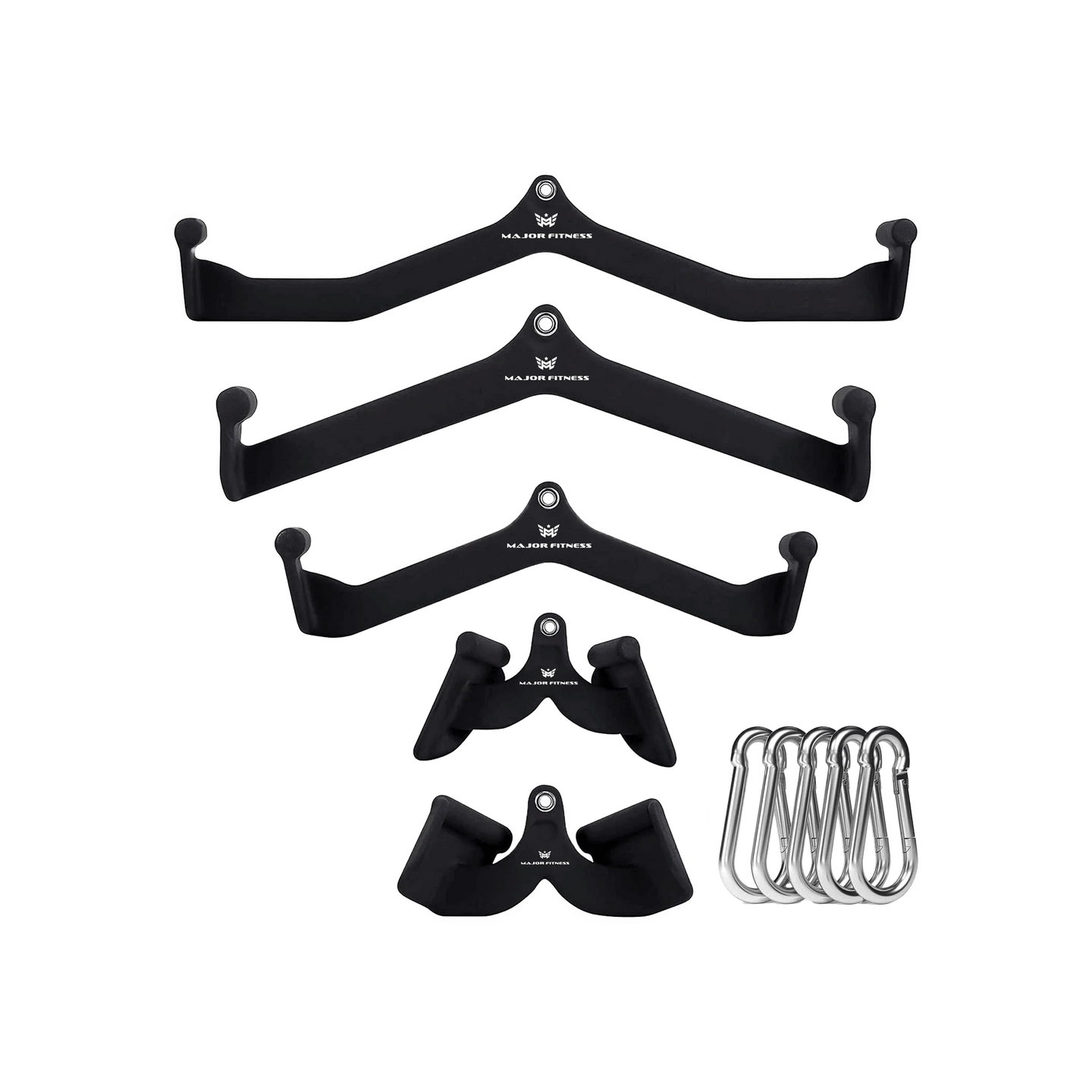 Major Fitness 5pcs Cable Lat-Pull-Down Bar Combo