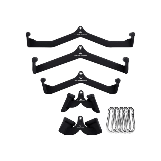 Major Fitness 5pcs Cable Lat-Pull-Down Bar Combo