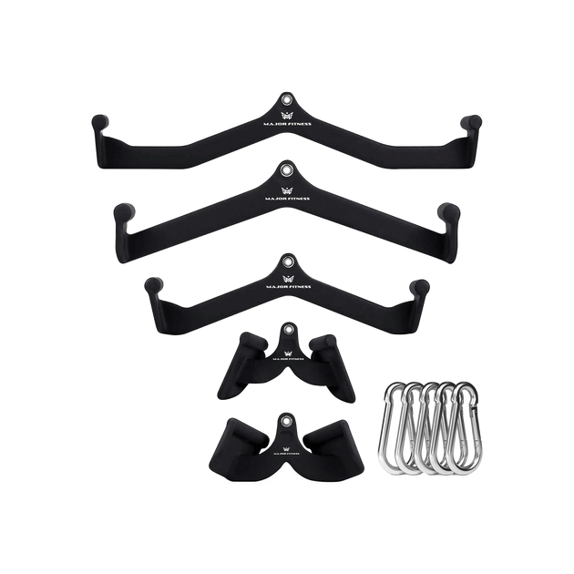 Major Fitness 5pcs Cable Lat-Pull-Down Bar Combo
