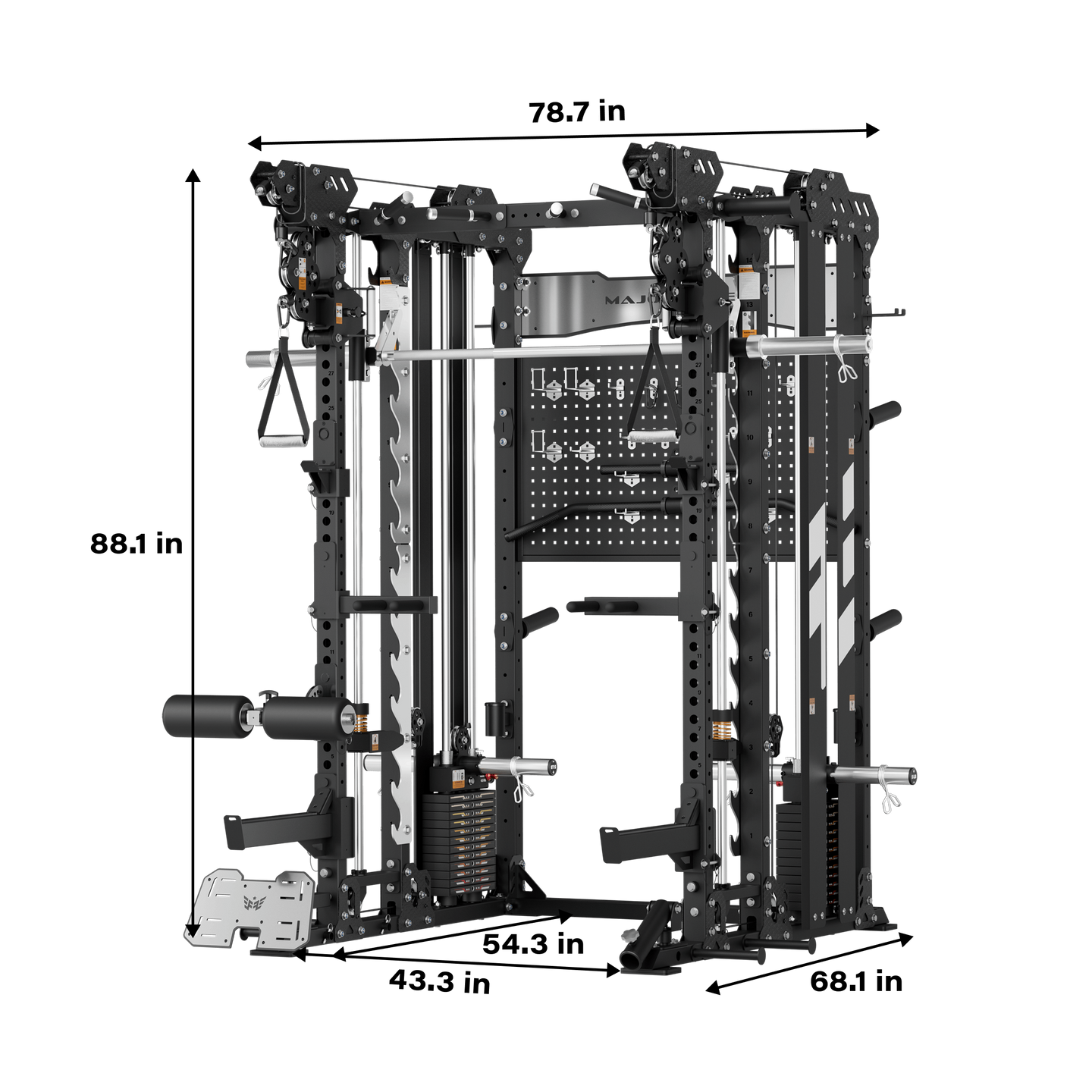 Major Fitness Heritage Series B17 Flying Fortress All-In-One Functional Trainer with Smith Machine