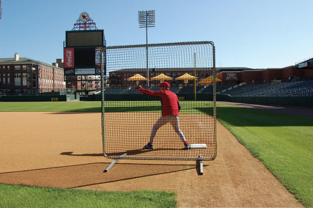 ProCage  Premium 1st Base/ Fungo Protective Screen 7ftx7ft w/Net
