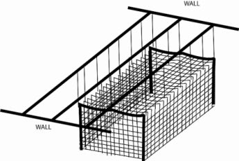 Batting Cage Cable Suspension Kit
