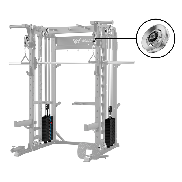 Major Fitness Aluminum Pulley & Weight Stack Bundle