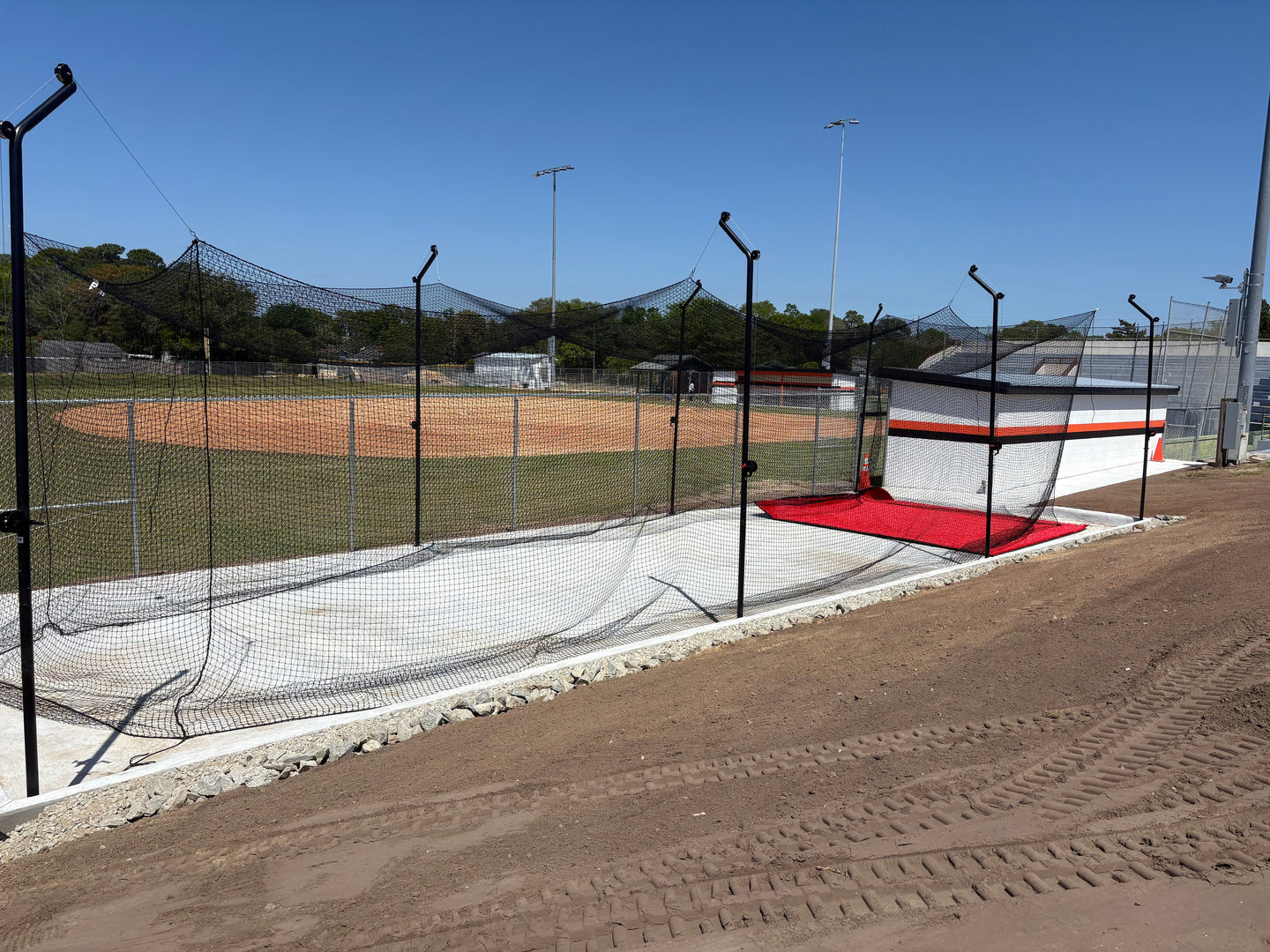 ProCage 55' Cantilever Batting Cage Frame