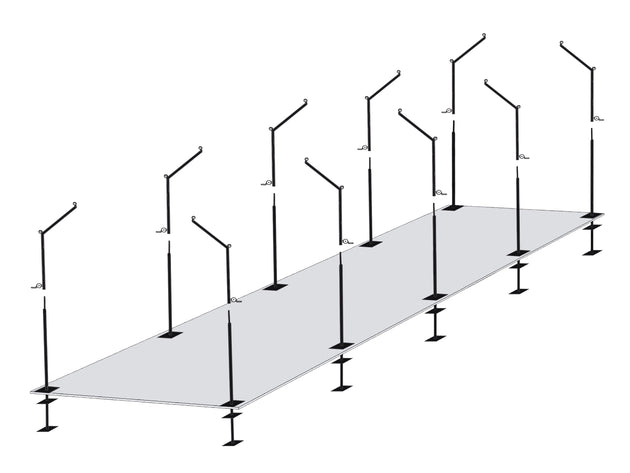 ProCage 70' Cantilever Batting Cage Frame