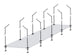 ProCage 70' Cantilever Batting Cage Frame