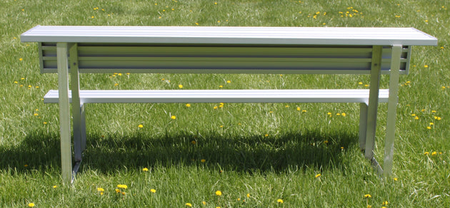 GARED PERFORMANCE Spectator Bench Spectator 7′ 6″ Portable Bench with Shelf BE08PTWS