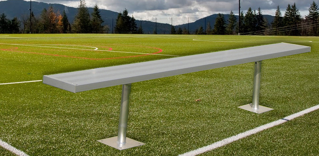 GARED PERFORMANCE Spectator Bench Spectator 15′ Surface Mount Bench BE15SM