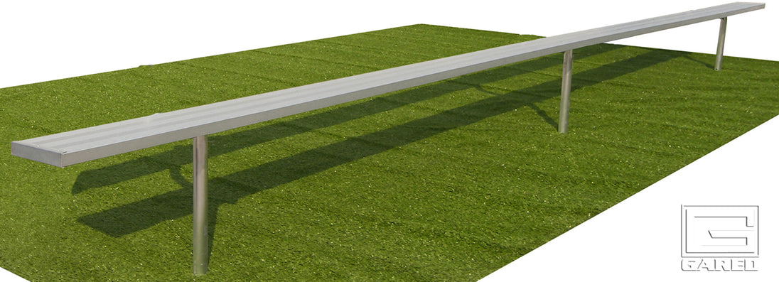 GARED PERFORMANCE Spectator Bench Spectator 27′ Inground Bench BE27IG