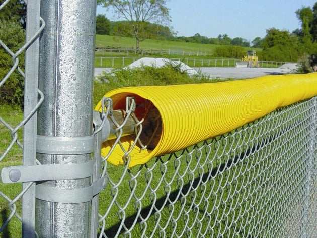 100' Yellow Fence Topper