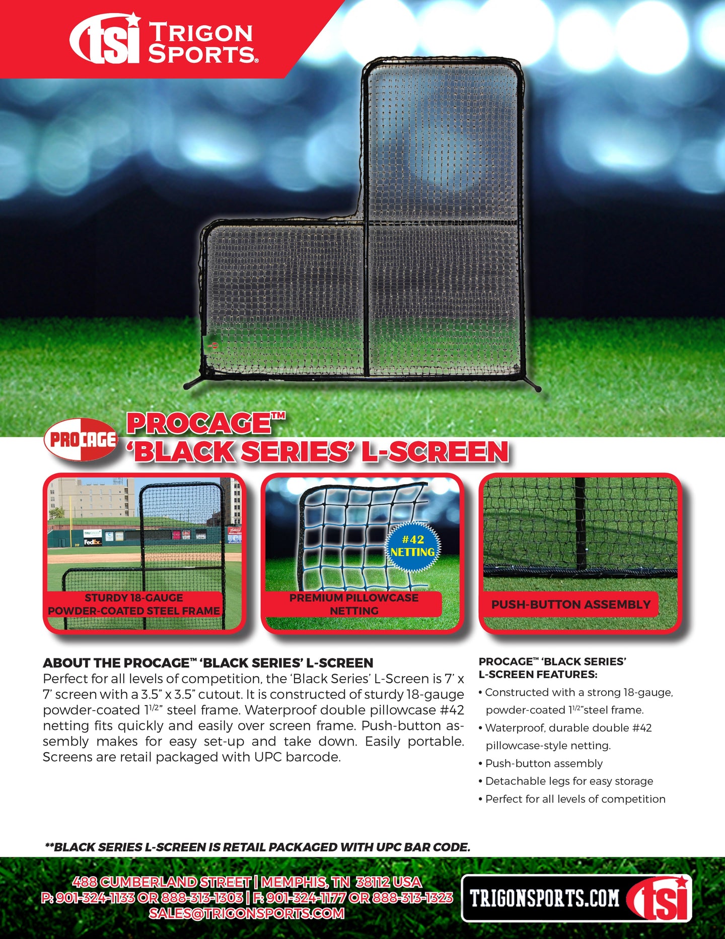 Professional Black Series L-Screen