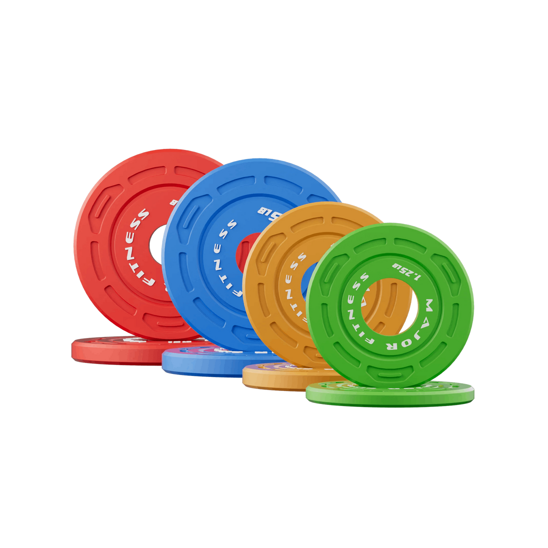 Major Fitness Color Change Plates 1.25LB-10LB Set