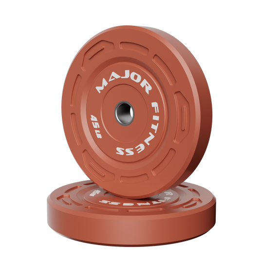 Major Fitness Color Grip Low Bounce Bumper Plates