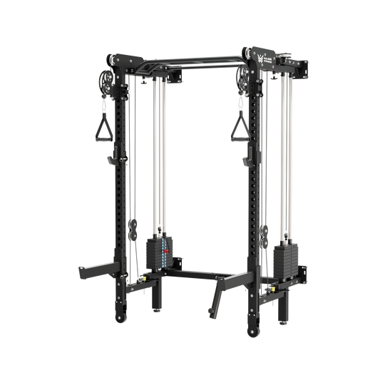 Major Fitness F35 All-In-One Home Gym Wall-Mount Folding Power Rack