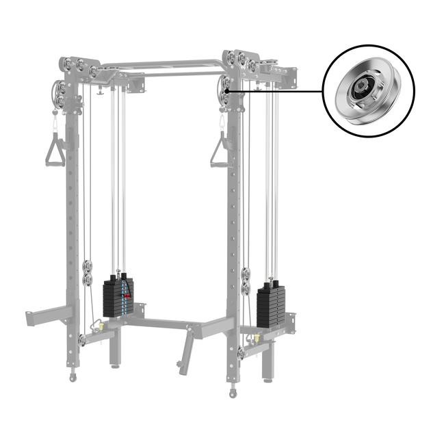 Major Fitness Aluminum Pulley & Weight Stack Bundle