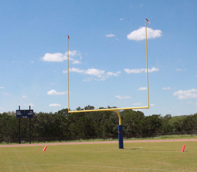 GARED PERFORMANCE Football Goalpost High School 4-1/2″ O.D. Yellow Football Goalpost, Surface Mount FGP401PY
