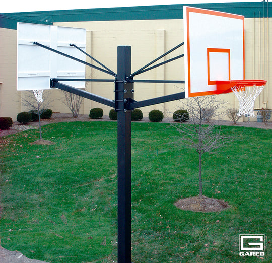 GARED PERFORMANCE Basketball Equipment Endurance ® Dual Glass Playground Basketball System GP205G60