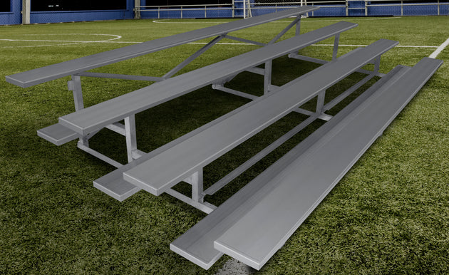 GARED PERFORMANCE Bleacher Seating Spectator Stationary 15′ Low Rise Bleacher, 4 Row GSNB0415LR