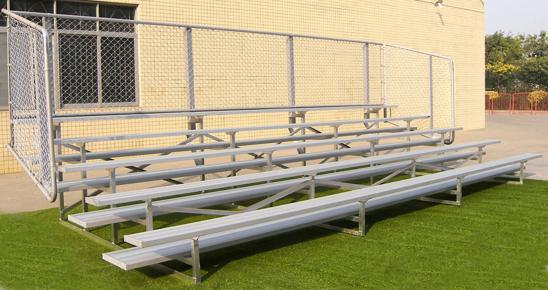 GARED PERFORMANCE Bleacher Seating Spectator Stationary 15′ Bleacher, 5 Row GSNB0515