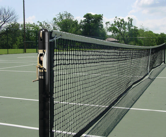 GARED PERFORMANCE Tennis & Pickleball Equipment 3″ Round Competition Tennis Posts, Black GSTNPERDB